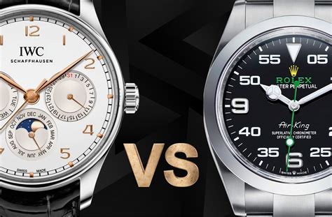 iwc vs rolex price|iwc vs rolex resale value.